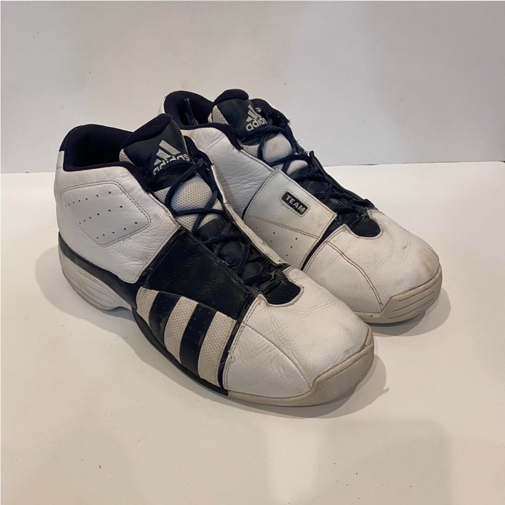 Adidas Bromium Team Player Exclusive White/Black Basketball Shoes Men’s Size 13